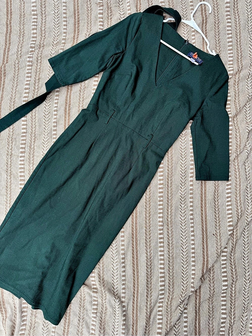 Collectif Green Midi Dress Like New